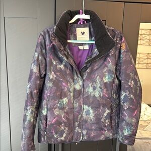 Columbia Women's Floral Jacket - Purple